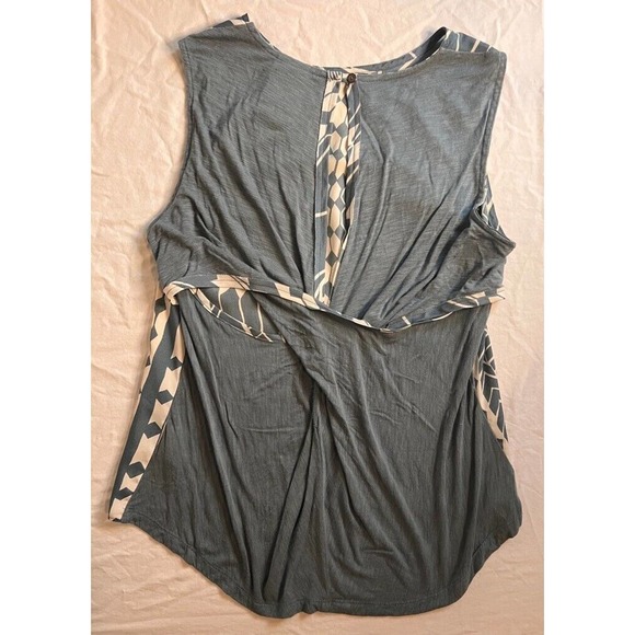 Dolan Womens‎ Astoria Tank Top Multicolor Aztec Sleeveless Twist Back Petites SP - Picture 8 of 10